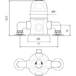Nuie Exposed Sequential Shower Valve