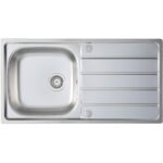 Prima 1B 965x500mm Stainless Steel Sink & Single Lever Tap Pack