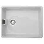 Prima 1 Bowl Belfast Fire Clay Sink White