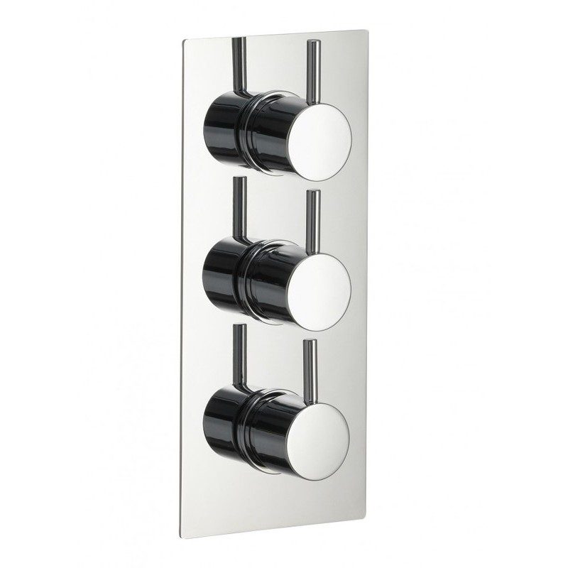 Imex Arco Twin Outlet Three Handle Concealed Shower Valve