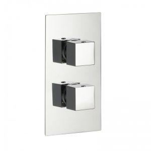Imex Pura Bloque2 Single Outlet Two Handle Concealed Shower Valve