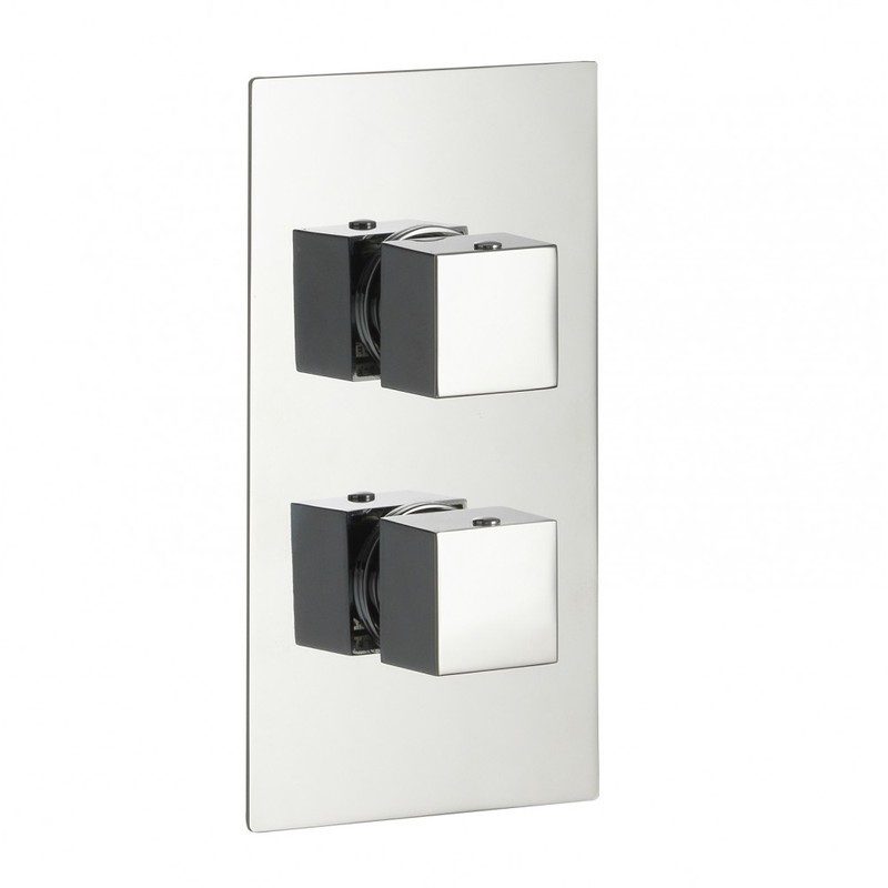Imex Bloque2 Twin Outlet Two Handle Concealed Shower Valve