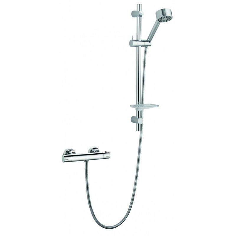 Imex Arco Single Outlet Bar Valve with Xcite Shower Rail Kit