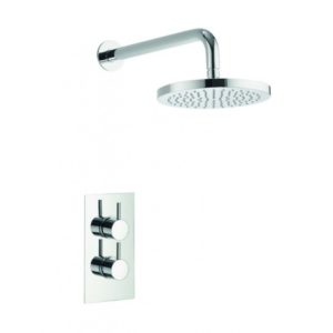 Pura Arco Concealed Shower Valve & Fixed Shower Head