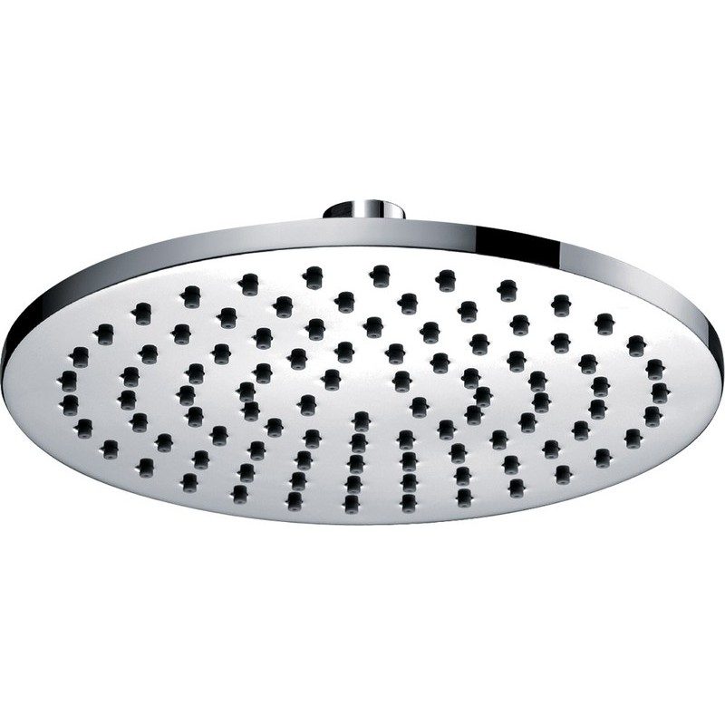 Imex Deluxe Round 200mm Brass Shower Head with Swivel Joint