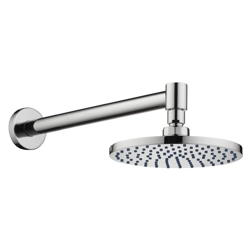 Imex Pura Deluxe Round 200mm Brass Shower Head with Swivel Joint