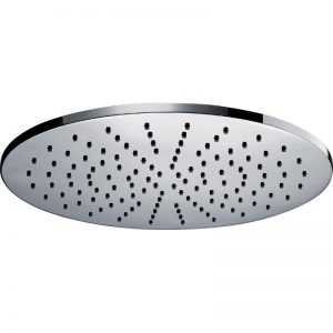 Pura Deluxe Round 400mm Brass Shower Head with Swivel Joint
