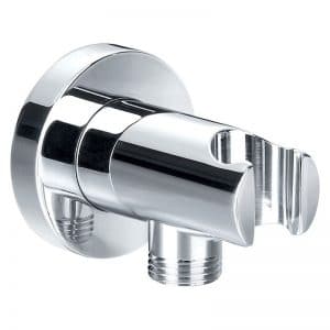 Pura Round Wall Outlet Elbow with Bracket