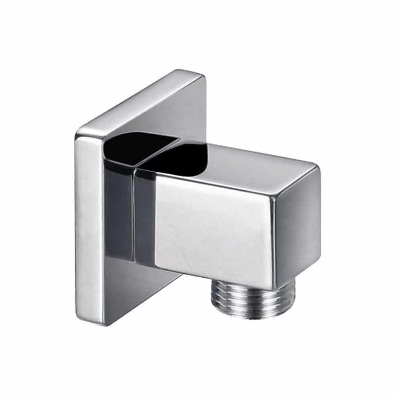 Imex Pura Square Brass Wall Outlet Elbow