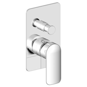 Pura Suburb Manual Single Lever Shower Mixer with Diverter