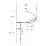 Rada VR145 Vandal Resistant Shower Head