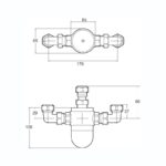 Rada 222-T3 DK Thermostatic Mixing Valve