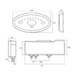 Rada Sense Digital Mixing Valve Shower T3