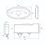 Rada Sense Digital Mixing Valve Shower Kit T3