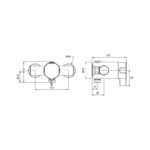 Rada V10 Exposed Thermostatic Shower Valve
