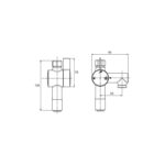 Rada V12 Exposed Lever Operated Diverter Valve