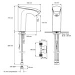 Rada Intelligent Care MX1 20F Basin Tap