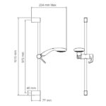 Rada SF1 20 EV Slide Rail Kit