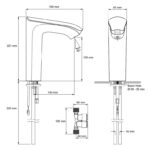 Rada Intelligent Care MX1 40CUK Basin Tap