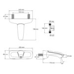 Rada Intelligent Care MX1 80UK Panel Mount Tap