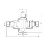 Rada Meynell 15/3 Thermostatic Mixing Valve