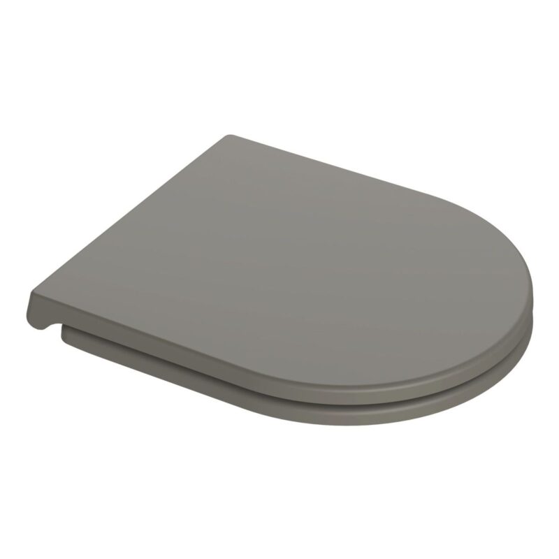 RAK Feeling Soft Close Toilet Seat & Cover Matt Grey RAK Feeling Soft Close Toilet Seat & Cover Matt Grey