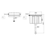 RAK Ecofix Side Inlet Concealed Cistern for Furniture with Push Button