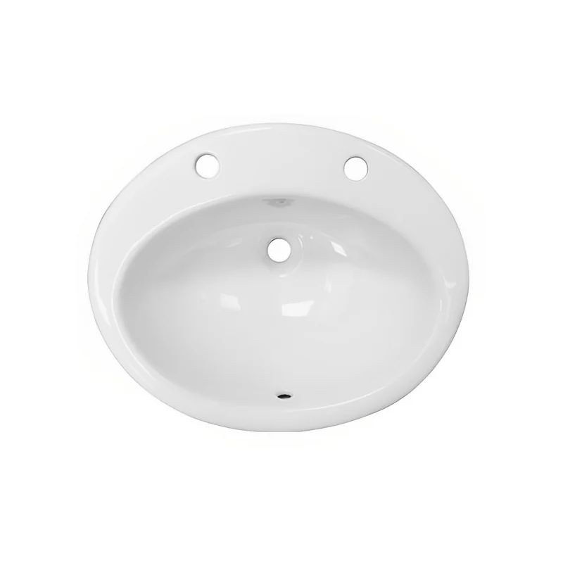 RAK Jessica 53cm Over Counter Wash Basin 2 Tap Holes RAK Jessica 53cm Over Counter Wash Basin 2 Tap Holes