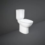 RAK Morning Fully Back To Wall Rimless Close Coupled WC Pan
