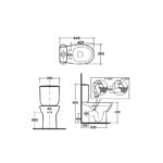 RAK Morning Close Coupled Cistern