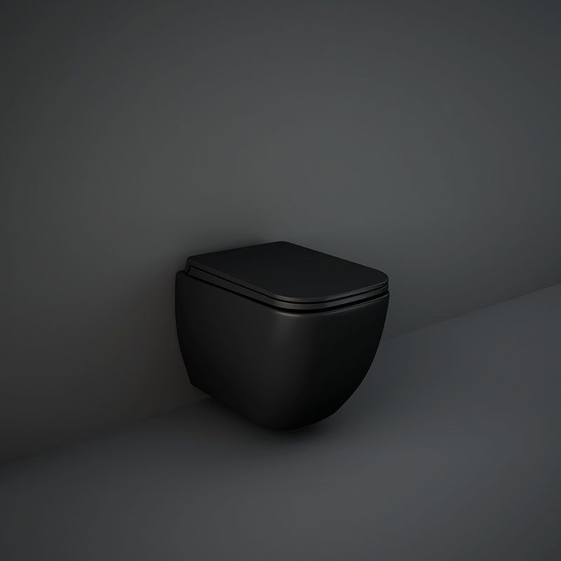 RAK Feeling Soft Close Toilet Seat Matt Black RAK Feeling Soft Close Toilet Seat Matt Black