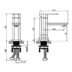 RAK Resort Mono Basin Mixer Tap
