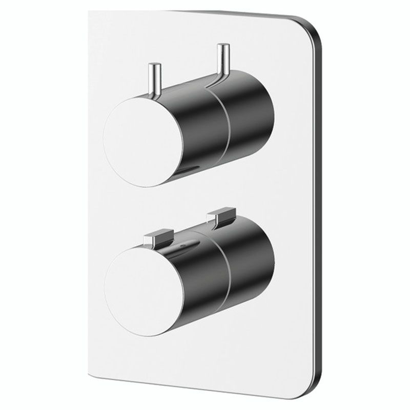 RAK Blade Dual Outlet Concealed Shower Valve Chrome RAK Blade Dual Outlet Concealed Shower Valve Chrome