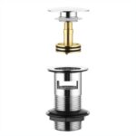 RAK Deluxe Easy Clean Click Clack Basin Waste Slotted