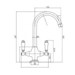 RAK Belfast Ceramic Lever Kitchen Sink Mixer