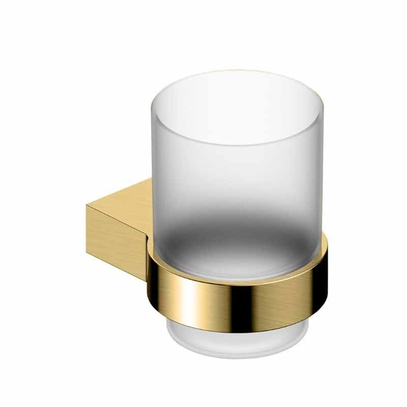 RAK Petit Round Tumbler Holder Brushed Gold RAK Petit Round Tumbler Holder Brushed Gold