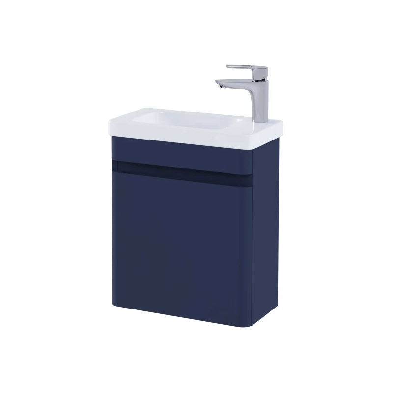 RAK Resort 450mm Cloakroom Basin Unit Matt Denim Blue RAK Resort 450mm Cloakroom Basin Unit Matt Denim Blue