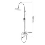 RAK Washington Thermostatic Shower Column Valve with Spout