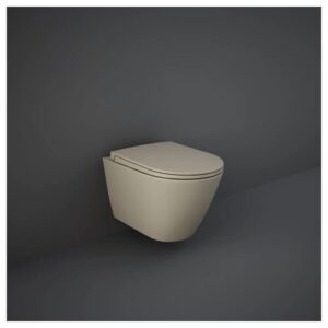 RAK Feeling 365mm Wall Hung Pan Matt Cappuccino