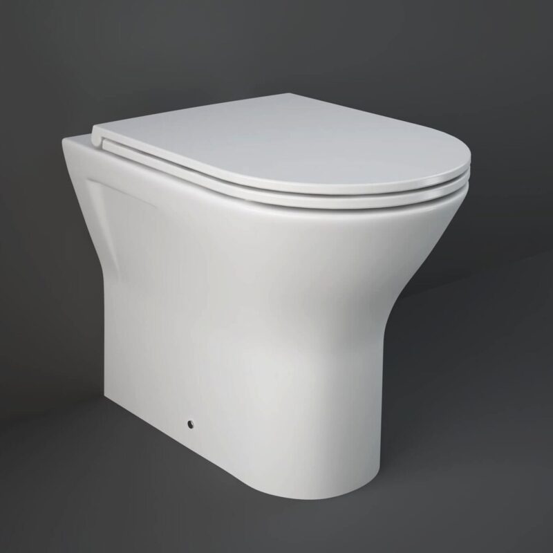 RAK Resort Comfort Height Back to Wall Pan
