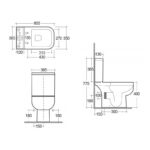 RAK Series 600 Full Access Toilet Pack with Soft Close Seat
