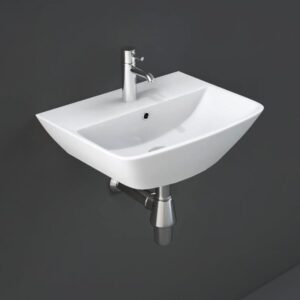 RAK Summit 40cm Wall Hung Hand Basin 1 Tap Hole