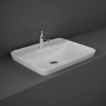 RAK Variant Rectangular Drop-In Wash Basin 55cm 1 Tap Hole