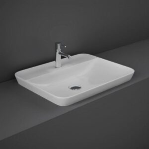 RAK Variant Rectangular Drop-In Wash Basin 55cm 1 Tap Hole