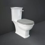 RAK Washington WC Pack with Lever Handle & Matt Grey Seat