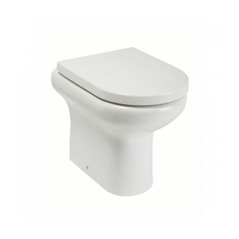 RAK Compact Special Needs 42.5cm High Back To Wall WC Pan