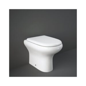 RAK Compact Rimless Back To Wall Comfort Height Toilet & Soft Close Seat