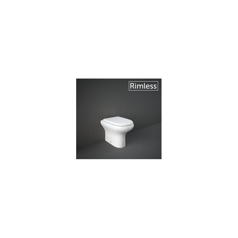 RAK Compact Special Needs 45.5cm High Back To Wall WC Pan