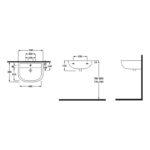RAK Compact 50cm Special Needs Basin 1 Taphole