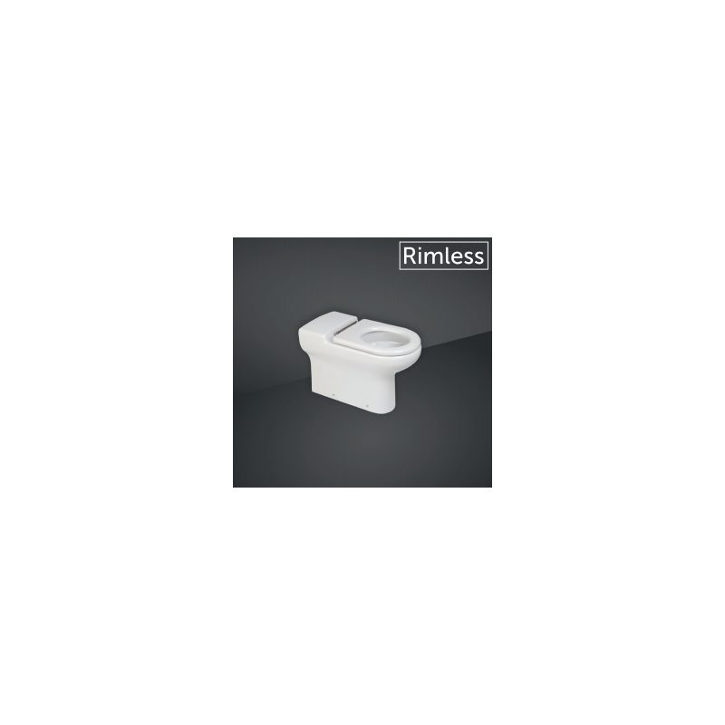 RAK Compact Special Needs 70cm Extended Rimless Back To Wall WC Pan